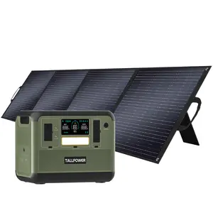 Factory Supplier Household Energy Storage Power Station Generator 2000w with Solar Panel