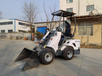 Chargeuse sur pneus électrique HAIJU HJ620E 100% électrique, capacité de charge 500kg 800kg, batterie au plomb-acide, télescopique, ROPS FOPS pour l'agriculture
