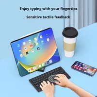 Keyboard Desktop Lipat Aluminium Alloy Berkualitas Tinggi Kustom