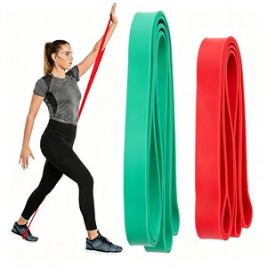 Pull-up banden met aangepast logo, OEM fitness resistance banden, latex rubber, latex workout apparatuur, elastische trainingsbanden - Product Image 6