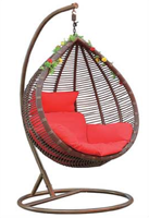Chaise à bascule en rotin, balançoire d'extérieur, conception moderne, "satan", offre spéciale