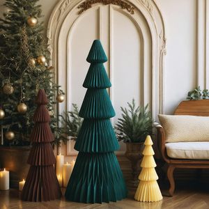 Adornos Ecológicos para Árbol de Navidad, Juego de Adornos de Papel con Imán para el Hogar - Product Image 1
