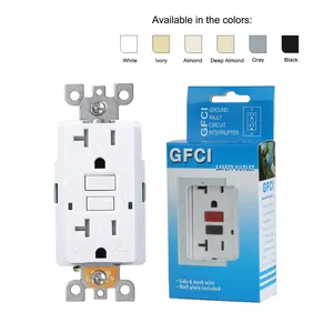 Fiche électrique UL943 cordon d'alimentation gfci 120 volts prise universelle américaine gfci