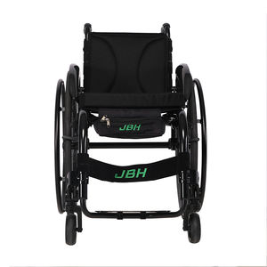 <span class=keywords><strong>Fauteuil</strong></span> <span class=keywords><strong>roulant</strong></span> de sport de <span class=keywords><strong>tennis</strong></span> manuel en aluminium JBH S005, léger - Product Image 4