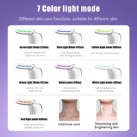 Meilleure Vente : Appareil de Lifting du Cou Rechargeable à 7 Couleurs, Masseur Facial Multifonctionnel Raffermissant la Peau avec Support