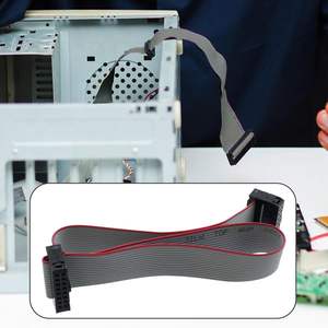 Cable plano IDC de 30 cm y 16 pines, 2,54 mm, doble fila, hembra a hembra, para conector de puerto de pantalla de monitor - Product Image 6