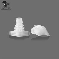 Bouchon de bec verseur en plastique PP/PE coloré personnalisé pour sachet de sauce, d'huile, de détergent ou de liquide
