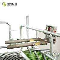 Nouvelle cage de mise bas et enclos de maternité en acier inoxydable DEBA de type H pour élevage porcin, vente directe usine