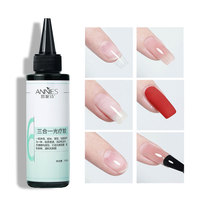 100 ml multi-fonction haute brillance sans lavage couche de finition et effet mat couche de finition Base Gel à feuilles vernis à ongles en Gel