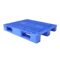 Palette simple face Euro Mesh Palette en plastique pour chariot élévateur à fourche Palette