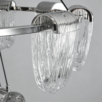 Lampe suspendue ronde en verre minimaliste moderne de luxe, style nordique simple, lustre pour restaurant