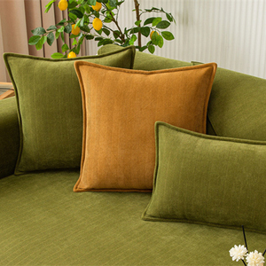 Customized Wholesale Simple Solid Color Chenille Herringbone Striped <strong>Sofa</strong> <strong>Covers</strong> Cojin <strong>Para</strong> <strong>Sofa</strong> Thickened Non-slip <strong>Sofa</strong> Cushion - Product Image 6