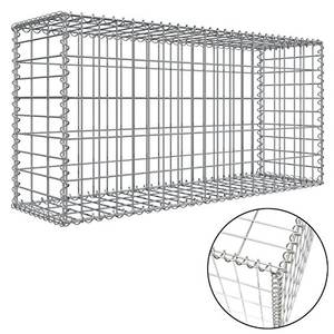 Deft Design Narrow <strong>Gabion</strong> Boxes 1m*1.5m*2m Low Carbon Galvanized Steel Wire <strong>Mesh</strong> Fence Welded 100% Handmade Skilled Artisans - Product Image 5