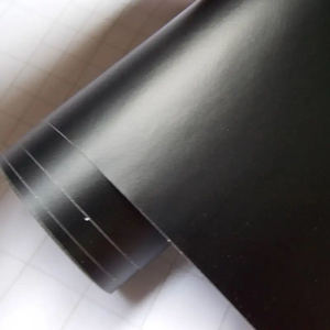Pegatina de vinilo negro mate para coche, película de fibra de carbono <span class=keywords><strong>3D</strong></span> 4D 5D, lámina para envolver automáticamente, funda para teléfono, películas de decoración para motocicleta - Product Image 3