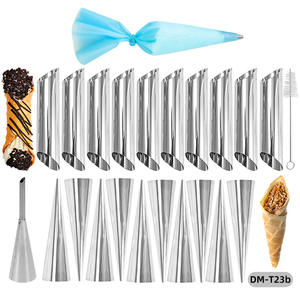 قوالب الخبز كرواسون أنابيب كانولي wooالمنزل الفولاذ المقاوم للصدأ كانولي أشكال كريم قرن كريم للمعجنات الدانمركية كريم - Product Image 2