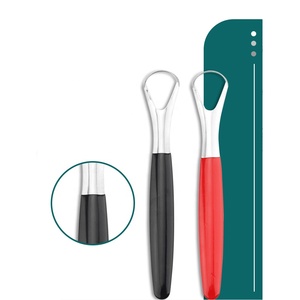 Excelente revisión Depresor de lengua profesional Limpiadores de lengua Uso doméstico Equipo de belleza Raspador de lengua de acero inoxidable - Product Image 2