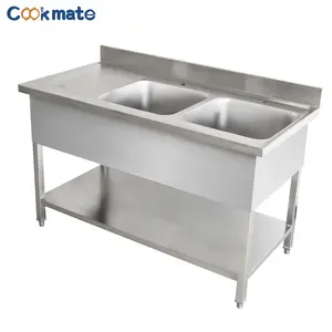 Mesa DE TRABAJO DE ACERO INOXIDABLE comercial, venta al por mayor, hogar, lavado de verduras, lavado de ropa, tabla de lavar