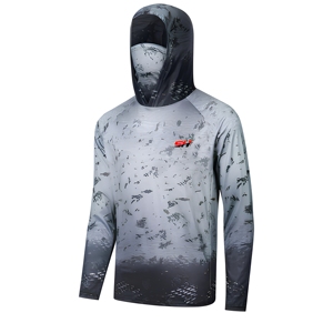 Haut de pêche à manches longues haute performance pour homme, protection solaire, pour les aventures de pêche en plein air et les sports nautiques - Product Image 1