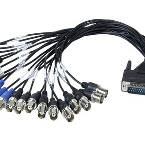 Câble de connexion Db25p mâle vers BNC, module de surveillance de transmission de données vidéo 1 à 16, entièrement blindé en cuivre - Product Image 2