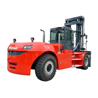 Chariot élévateur diesel de 25 tonnes à vendre avec capacité de levage de 4 m, transmission ZF, pour le chargement et le déchargement de conteneurs maritimes vides en quai