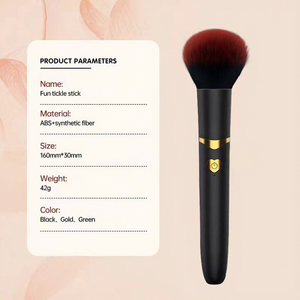 Female Makeup Brush <b>Vibrator</b> Silicone Strong Shock Multi-Frequency Rechargeable Waterproof Teasing Masturbator Eyebrow Brush - Product Image 4