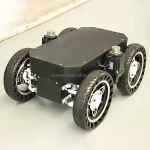 Avt-w9d 지능형 자동차 섀시 로봇 타이어 + DC 감소 모터 세트 휠 모터 diy 키트