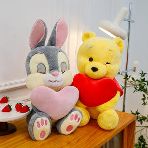 Grenzüberschreitender Neuer Lieblings-Kuschelhase Plüschtier Schlüsselanhänger Niedliche Großohr-Puppe Mädchen-Kuschelkissen Hersteller Großhandel - Product Image 2