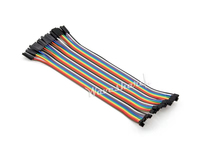 Kabel Jumper 40-pin Dual-Female 2.0mm hingga 2.54mm Pitch 200mm Waveshare 5 buah/lot A307