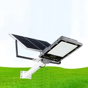 Painel solar separado 200w led à prova d' água ip 65, controle de luz remoto venda quente ao ar livre, jardim 20ah, luzes de rua de alumínio