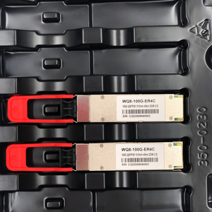 QSFP-100G-ER4光纤收发器100GBASE-ER4 QSFP28 ER4 1310nm 40千米光模块兼容Mikrotik Arista开关 - Product Image 3