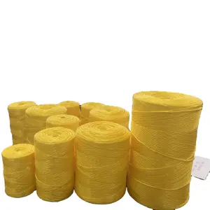 1-3mm PP Split Film Packing Baler Twine Spool Agricultural Baling Twine Twisted Rope