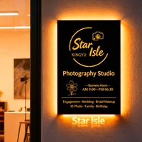 Caja de Luz LED Rectangular Personalizada para Publicidad, Soporte de Acero Inoxidable para Montaje en Pared Exterior para Exhibición de Marcas Minoristas