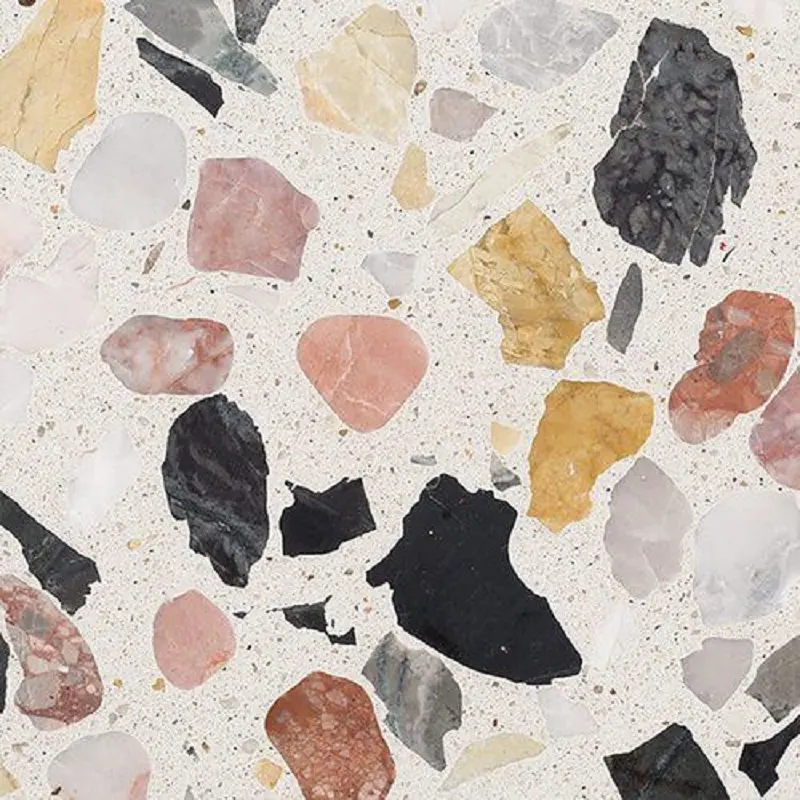 Nuove piastrelle per pareti in terrazzo a mosaico e dimensioni del pavimento piastrelle in terrazzo a mosaico in stile personalizzato