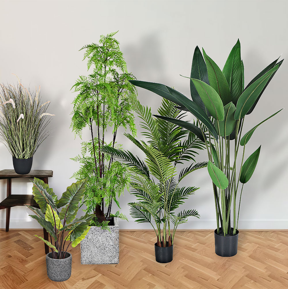 Guangzhou manufacturer artificial plant with pot