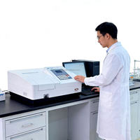 Spectrophotomètres chinois à faisceau unique, 1200 grilles, 320-1100 nm, optique 1800V-VIS, spectrophotomètre à balayage