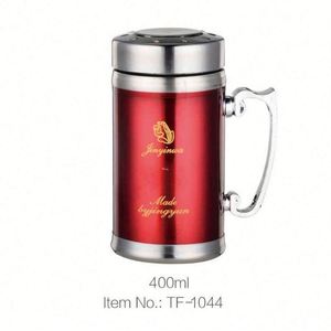 Adults <b>Flask</b> Bottle Stainless Steel Modern Design Vacuum Insulated Travel 400Ml Capacity Eco-Friendly Customized Gift Tumbler - Product Image 1
