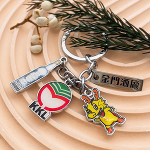 Nóng bán tùy chỉnh kim loại Keychains mềm men Keyring rẻ hơn và chất lượng cao Móc chìa khóa - Product Image 1