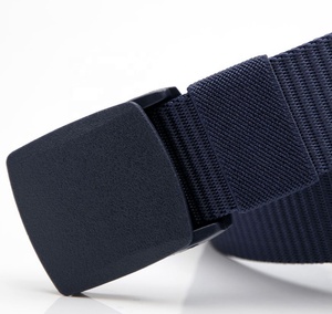 Individuelles Logo Herren Outdoor PP Taktischer Stoff Canvas Nylon Gurtband Gürtel Mit Kunststoffschnalle - Product Image 6