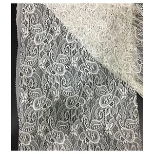 hot sales fancy spandex nylon lingerie embroidery voile lace fabric in india