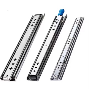 Correderas Industriales para Gabinetes/Cajones de Acero Laminado en Frío, Zincado y Electrochapado en Azul, de 53 mm, de Alta Resistencia, con Extensión Total y Rodamientos de Bolas - Product Image 5