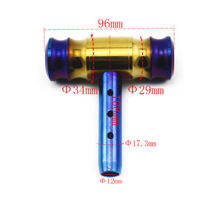 Auso-Racing Car Gear <b>Knob</b> Aluminum Universal Rustproof Manual <b>Shift</b> Lever Blue Coating - Product Image 5