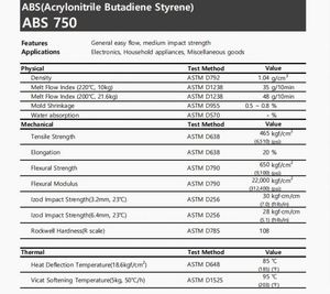 Fabriqué en Corée, granulés ABS 3001MV/3001MV2/3001MV2A/X00312, sac de 25 kg, qualité pour moulage par injection, haute résistance aux chocs - Product Image 4