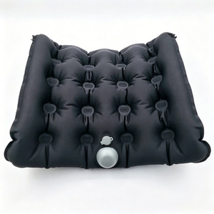 Dual Purpose Lumbar Support Cushion 3D TPU Anti Bedsore Breathable Pressure Relieving Home Office Chair Cushion Silver Gray - Product Image 5
