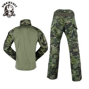 Chaleco Táctico de Algodón SINAIRSOFT Serie Gen3 para Hombre, Uniforme para Paintball y Caza, Incluye Camisa, Pantalones y Rodilleras - Product Image 6