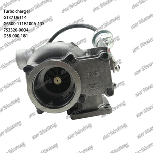 G6500-1118100A-13S sạc <span class=keywords><strong>Turbo</strong></span> GT37 d6114 753320-0004 D38-000-181 thích hợp cho các <span class=keywords><strong>b</strong></span>ộ phận động cơ Shang chai - Product Image 6