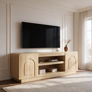 Muebles de Salón Personalizados, Chimenea Eléctrica, Soporte para TV con Mesa para TV de Alta Gama - Product Image 1