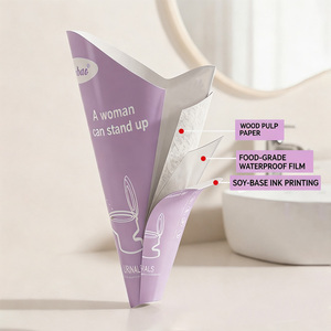 Urinoir jetable pliable pour femmes, entonnoir portable pour usage post-chirurgical et extérieur - Product Image 2