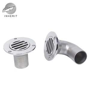 Siphon de sol circulaire en acier inoxydable 316 de qualité marine avec grille pour bateau, salle de bain, douche - Product Image 5