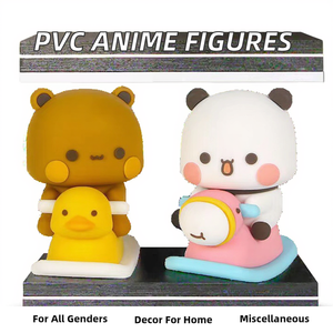 Figuras DE ACCIÓN DE PVC de diseño personalizado, estatuas de figuras de juguete de estilo de dibujos animados de animales bonitos para decoración de coche de oficina en casa, regalo para niño Japón - Product Image 2