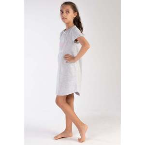 Vestido Túnica Ovalado para Niña con Cuello y Manga Corta, Talla 11-12/15-16 - Product Image 2